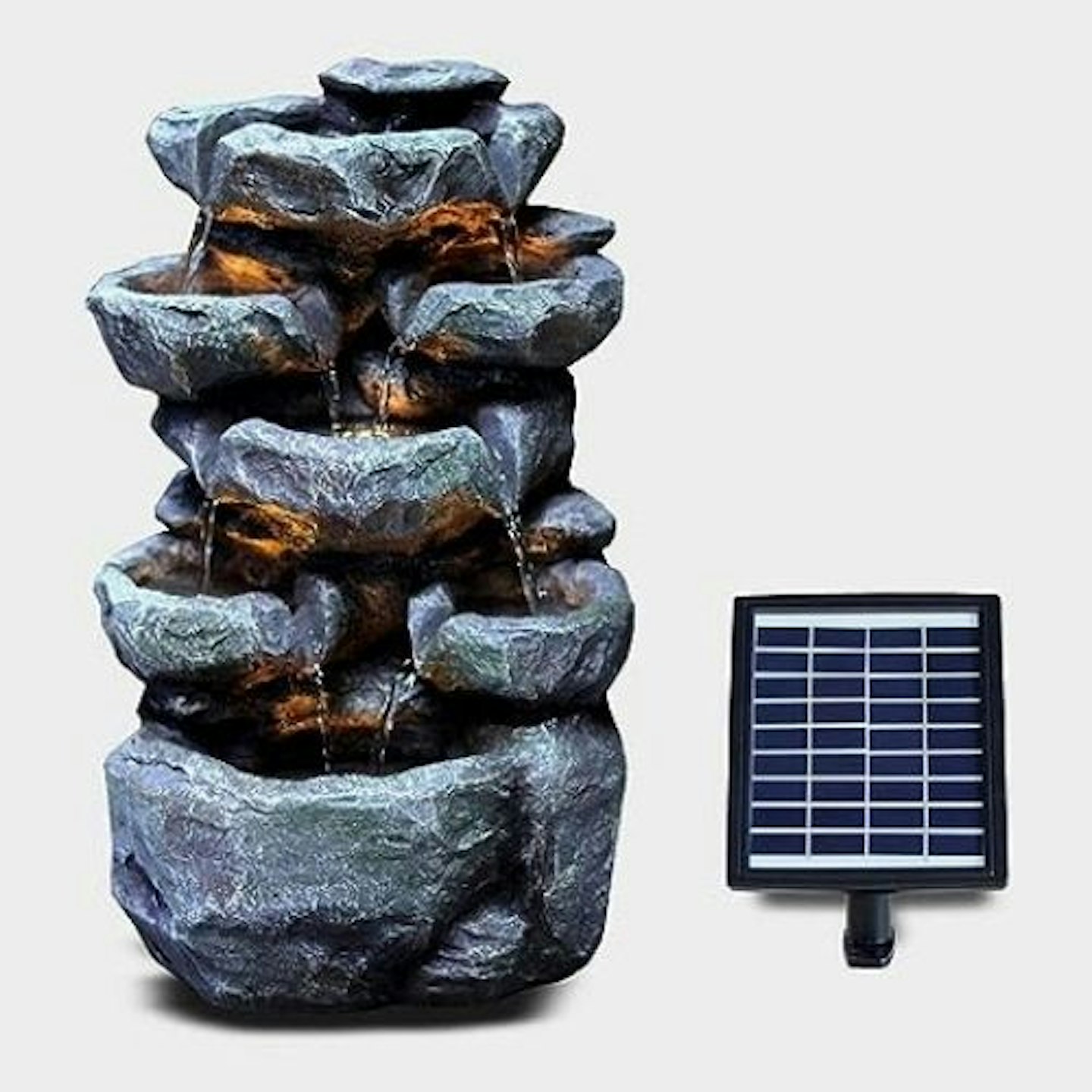 Solar Fountain Outdoor Garden Water Feature