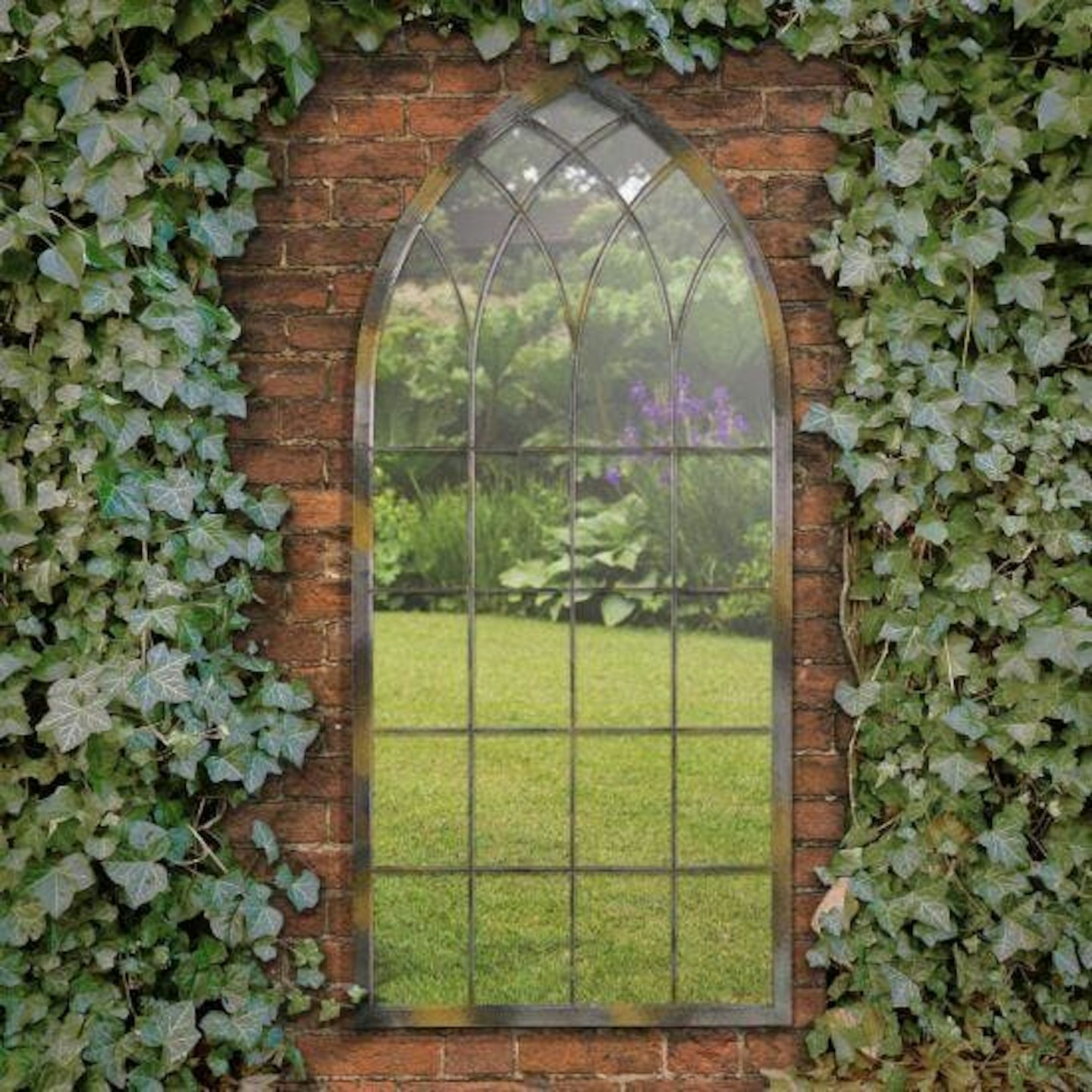 Somerley Rustic Arch Large Garden Mirror