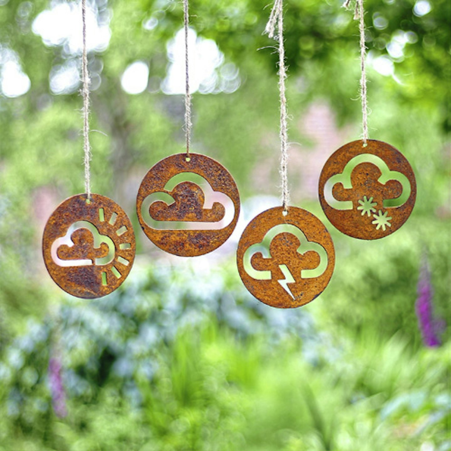 rusty weather ornaments