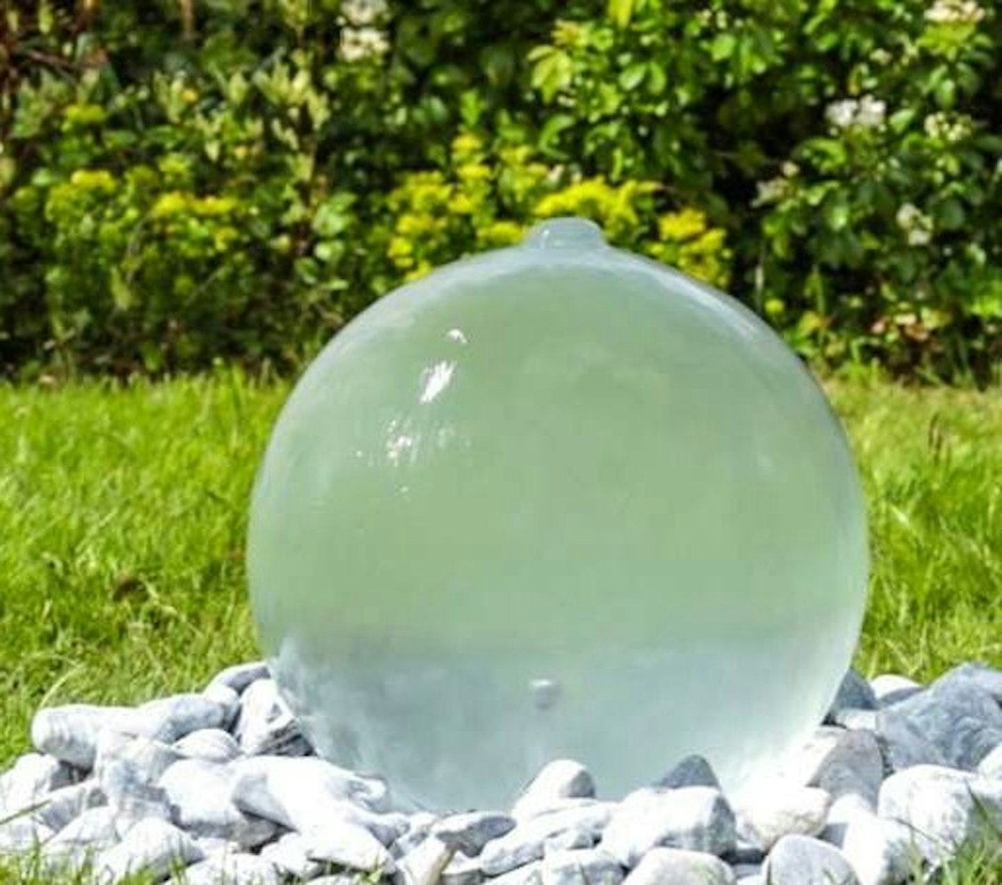 Translucent Sphere Water Feature with Colour Changing LEDs by Ambienté