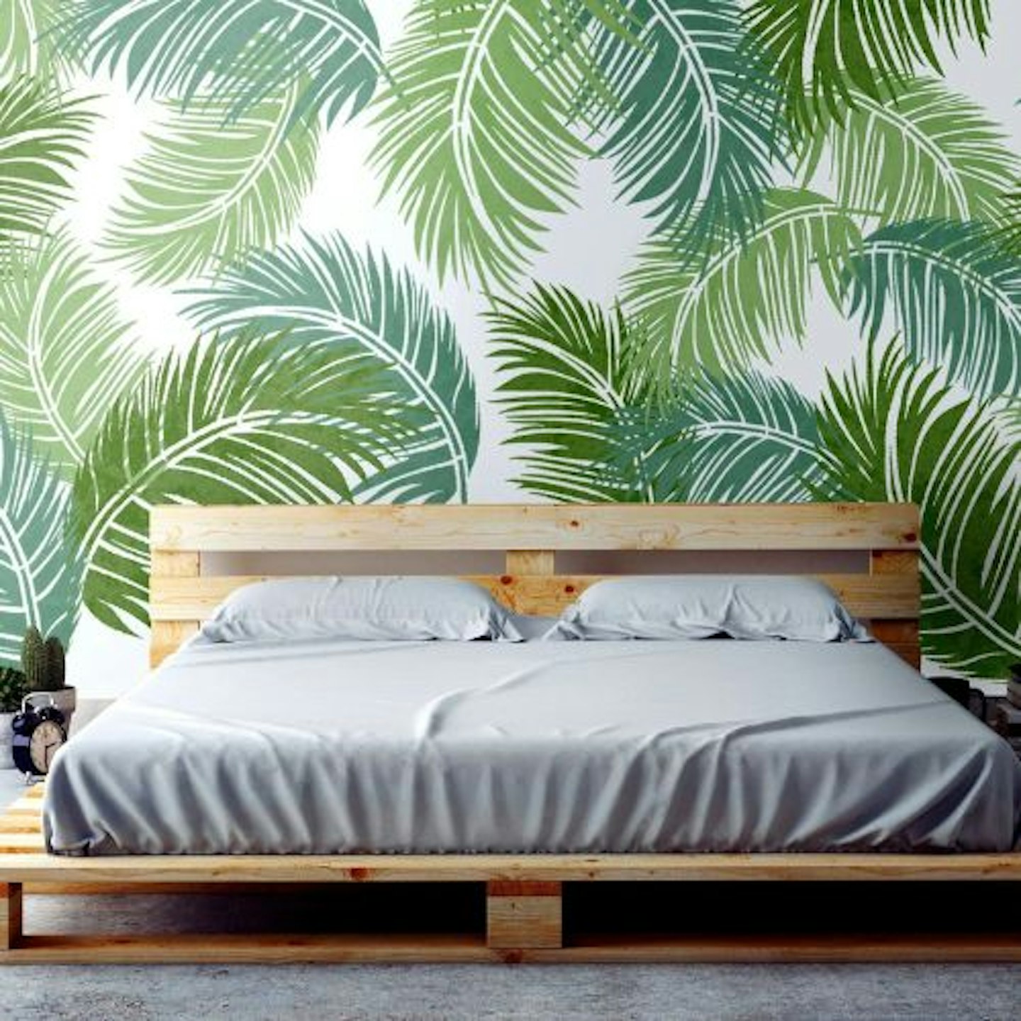 Tropical Palm Leaf Stencil