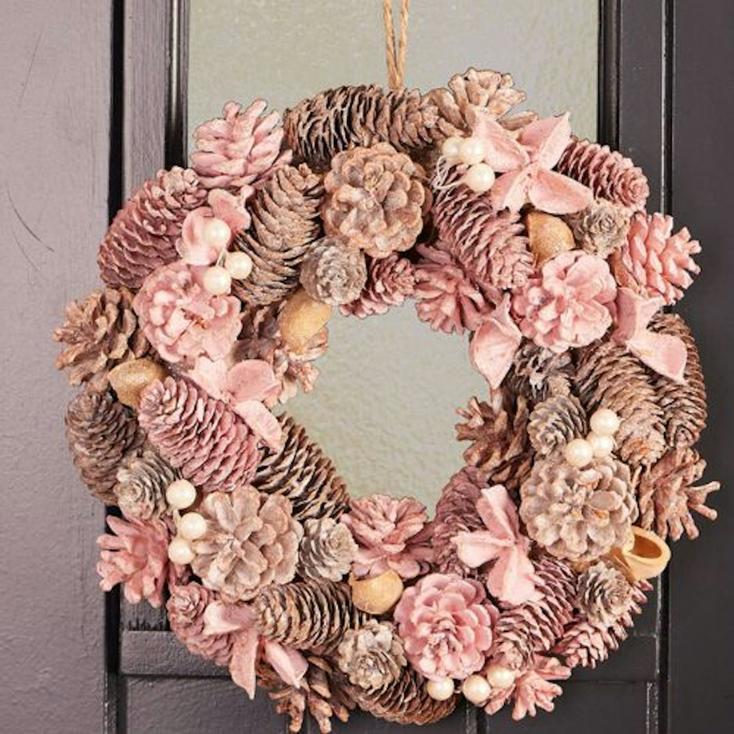 Sugar Plum Sparkle Pink Christmas Wreath