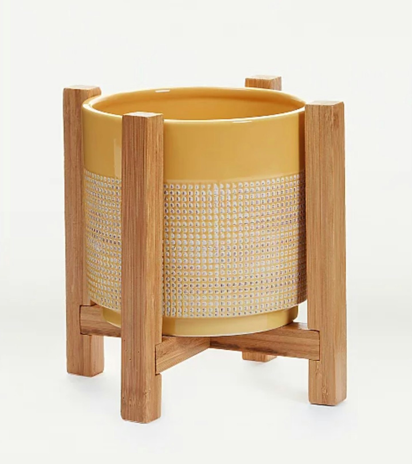 Yellow Ceramic Planter