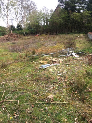 these are taken from before we started building. This is roughl