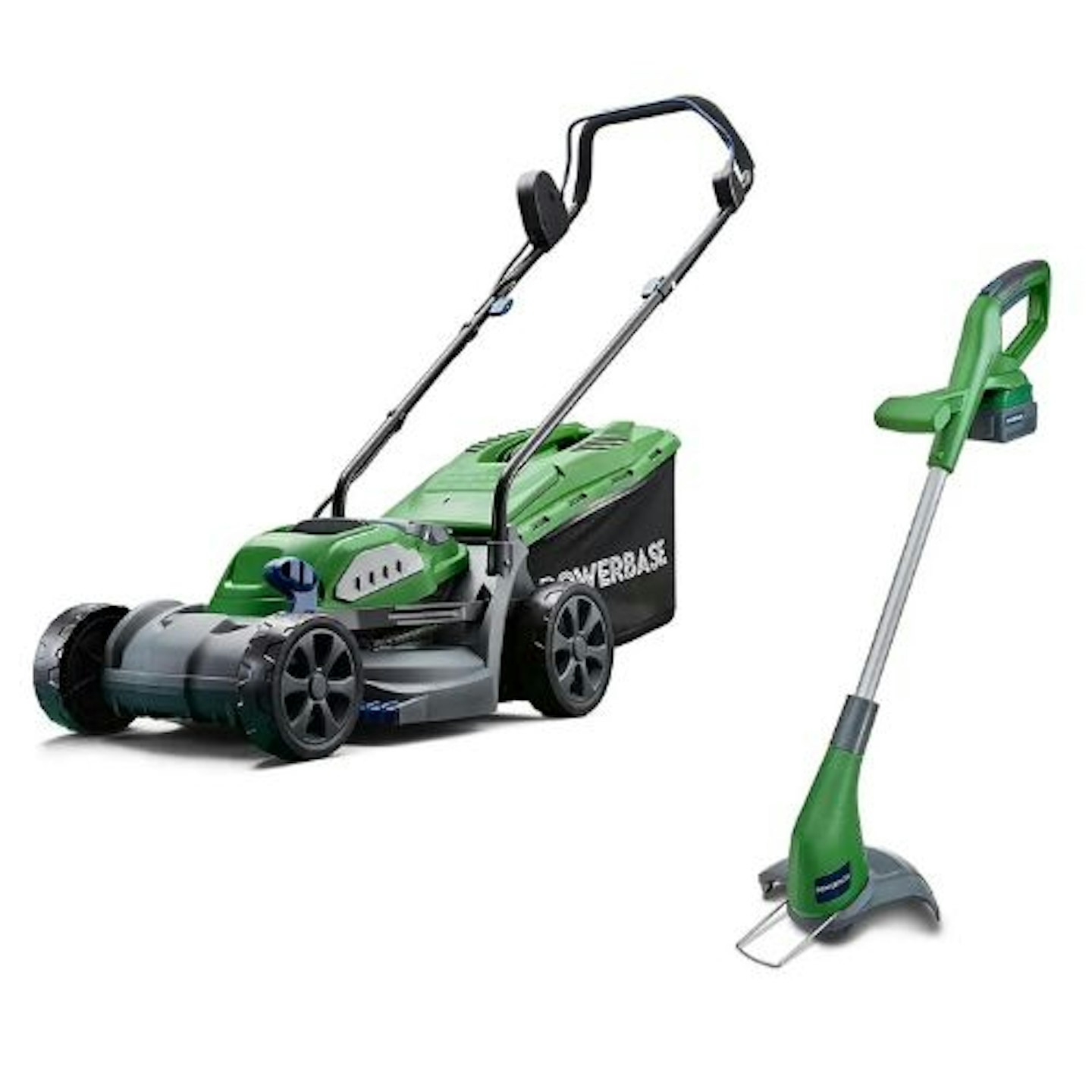 Powerbase 20V Cordless Lawn Mower and Trimmer Twin Pack
