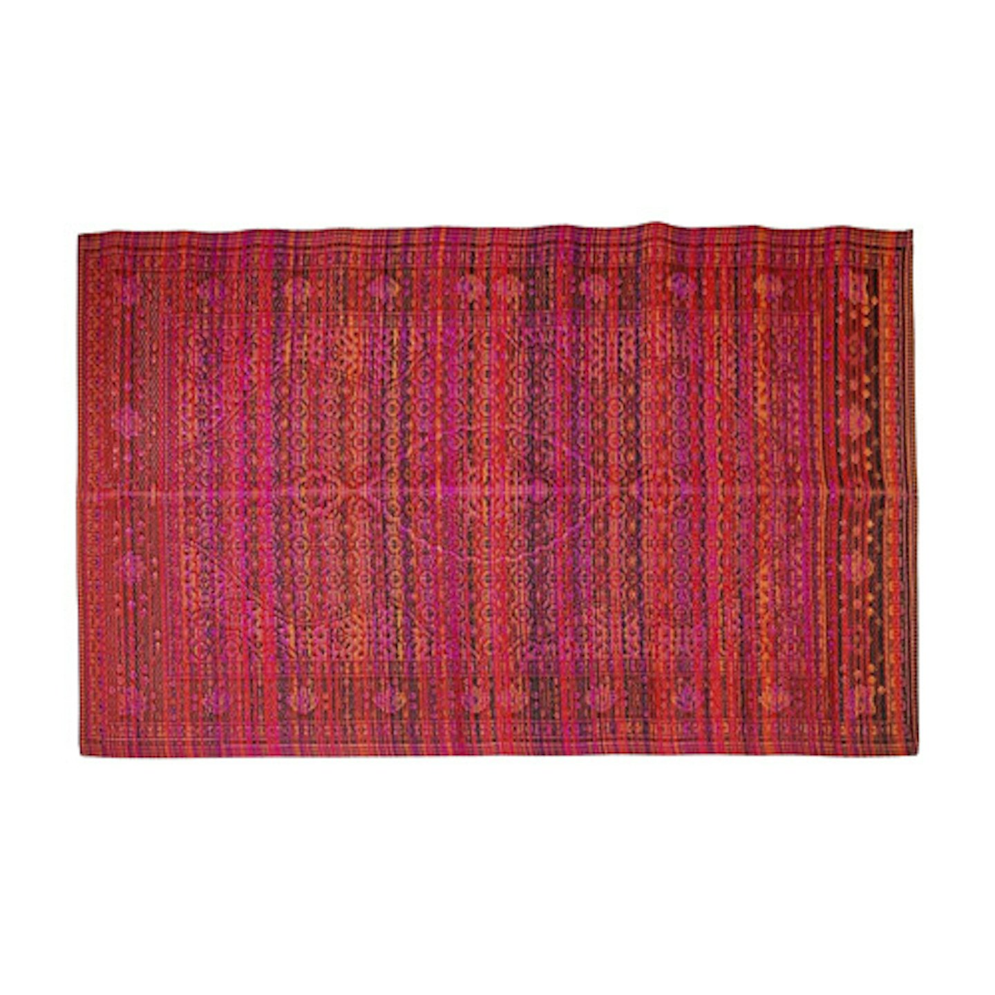 red outdoor rug