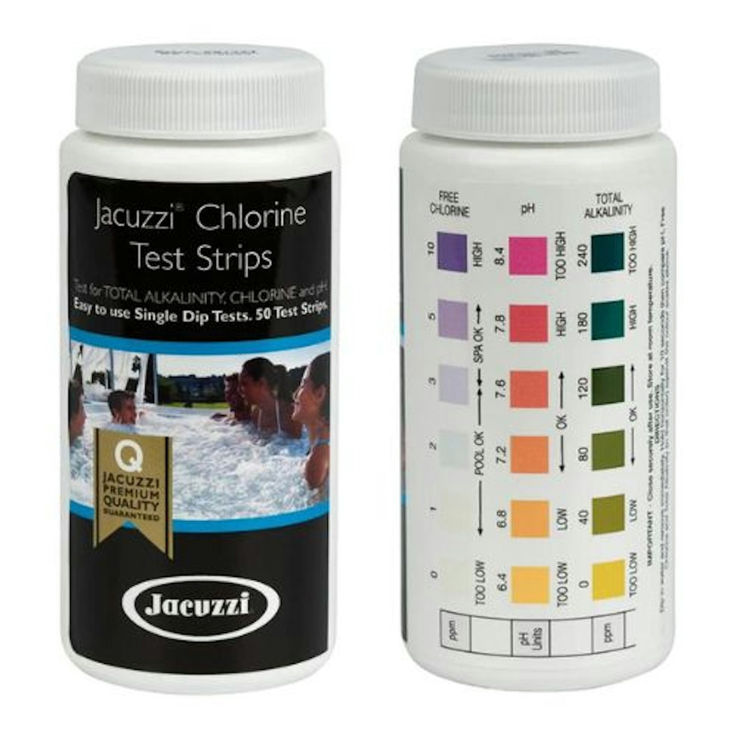 Jacuzzi® Hot Tub Chlorine Test Strips