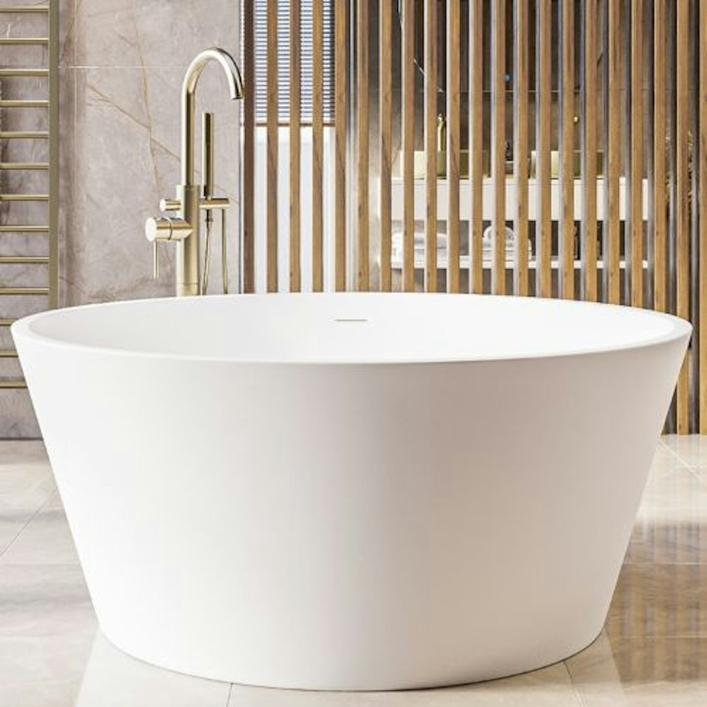 Round Freestanding Double Ended Bath