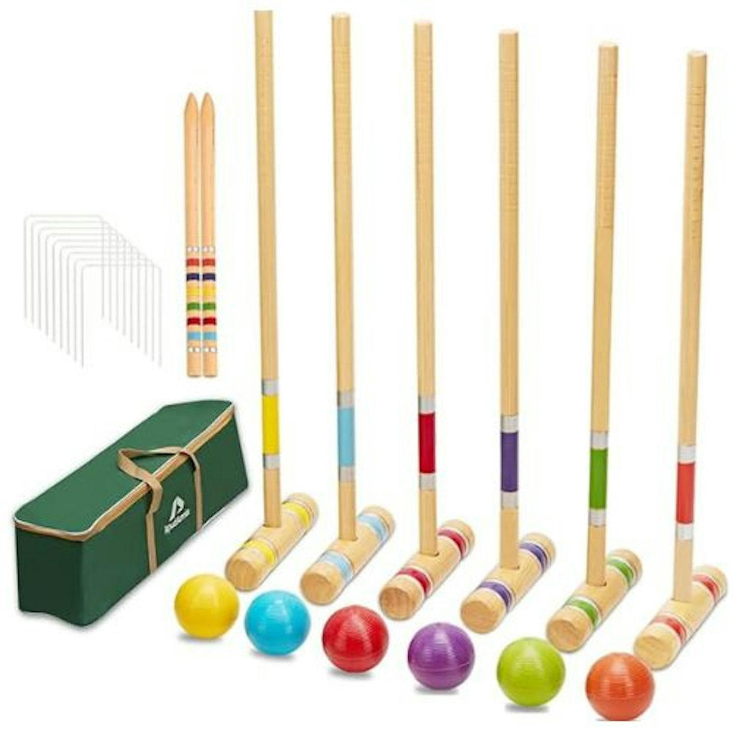 ApudArmis Six Player Croquet Set