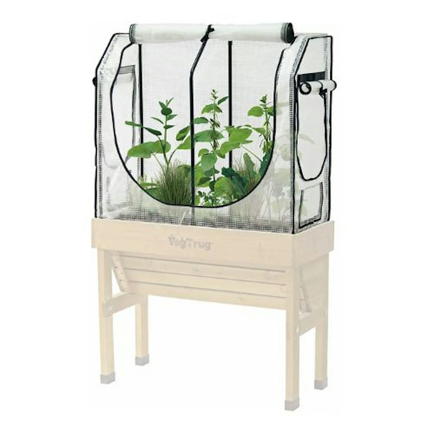 VegTrug Small Wall Hugger Greenhouse Frame and Multi Cover Set