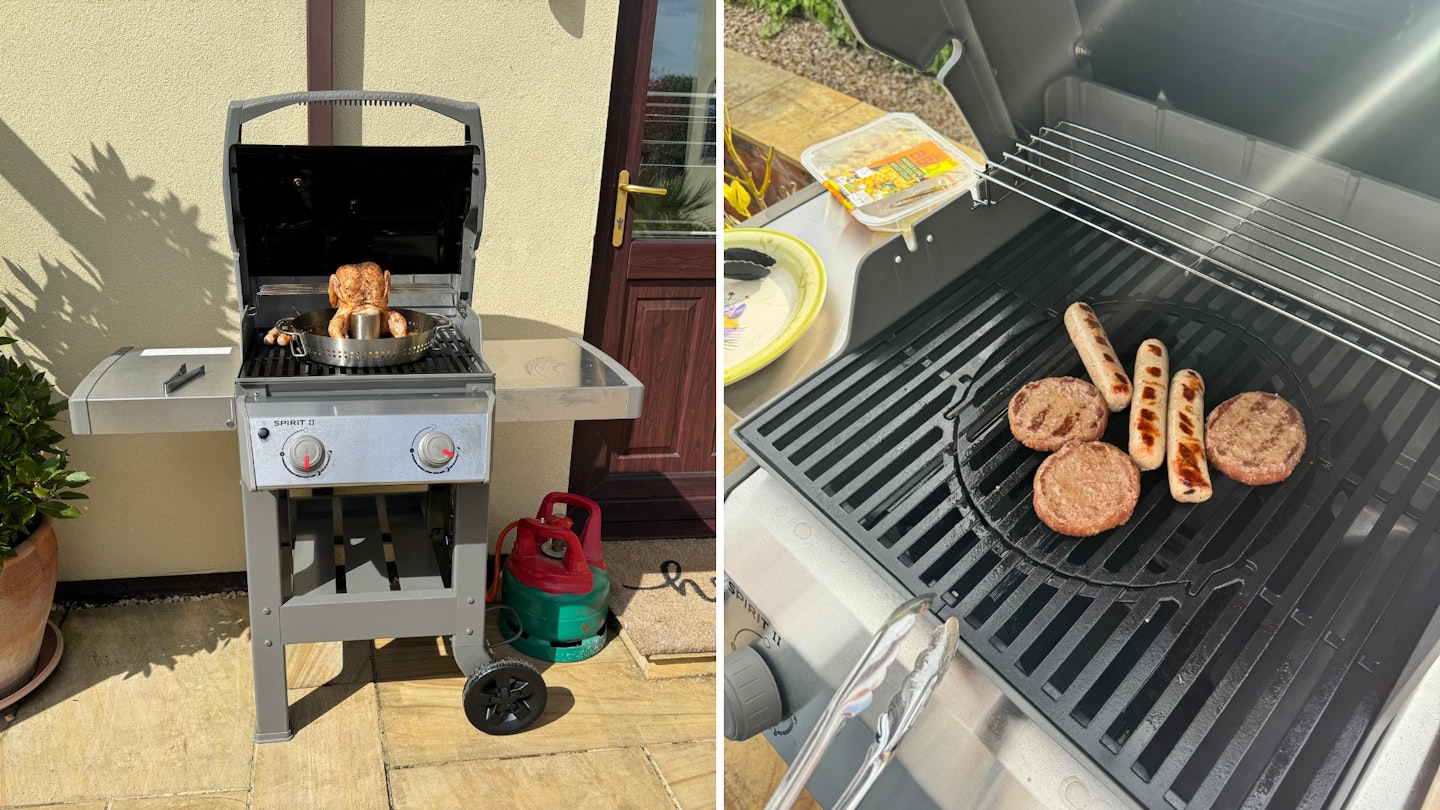 Weber BBQ in action