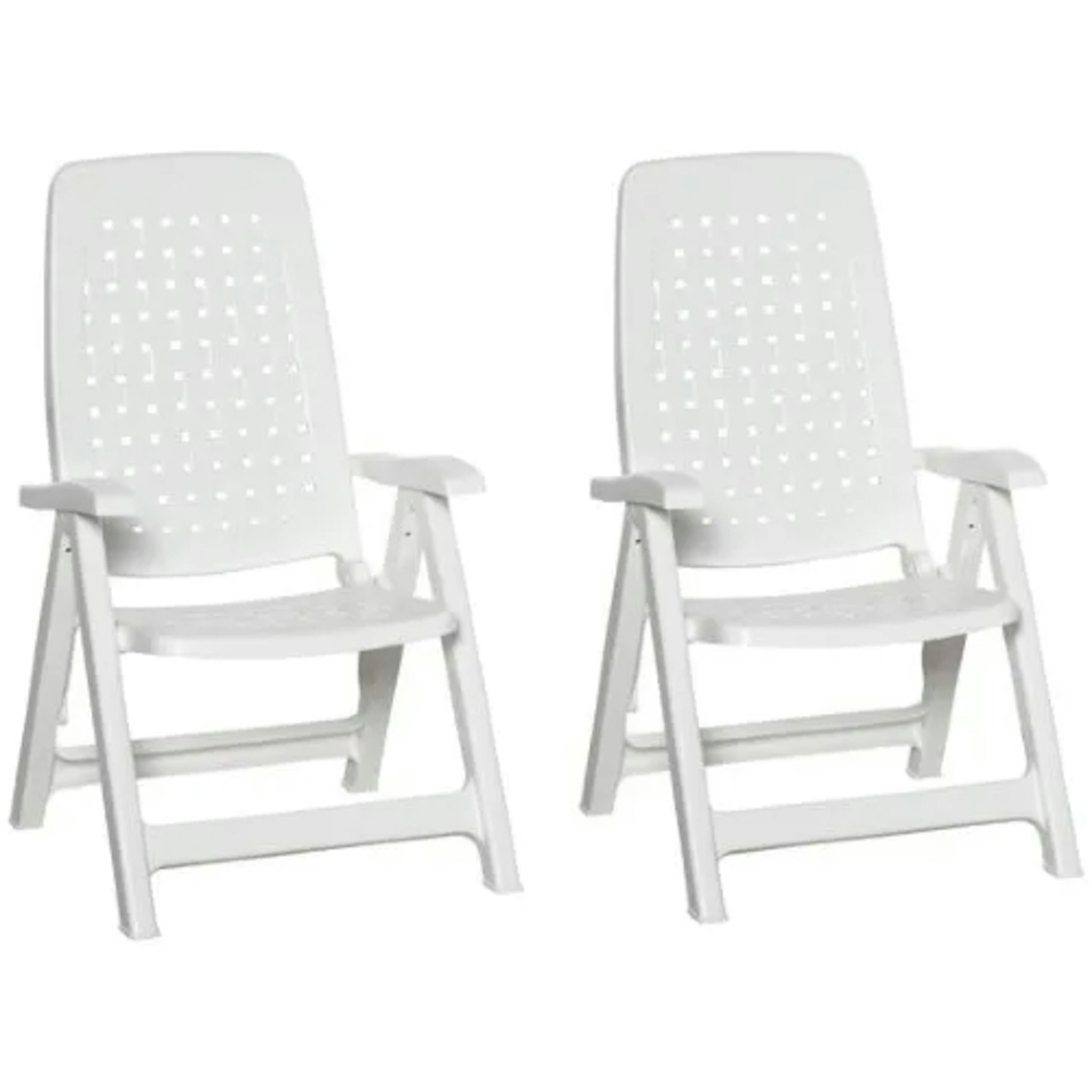 Outsunny plastic garden chairs 