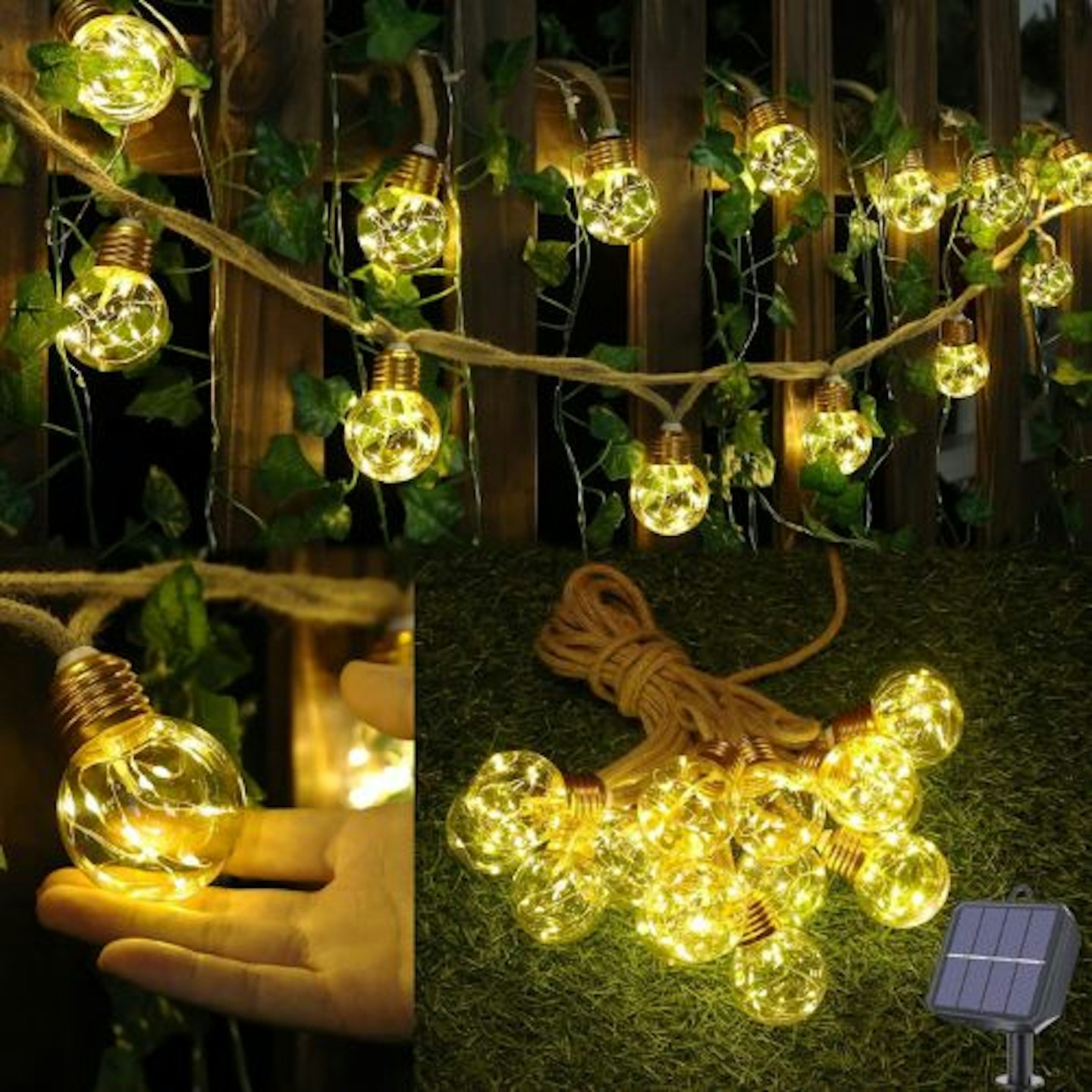 iShabao Solar Festoon Lights