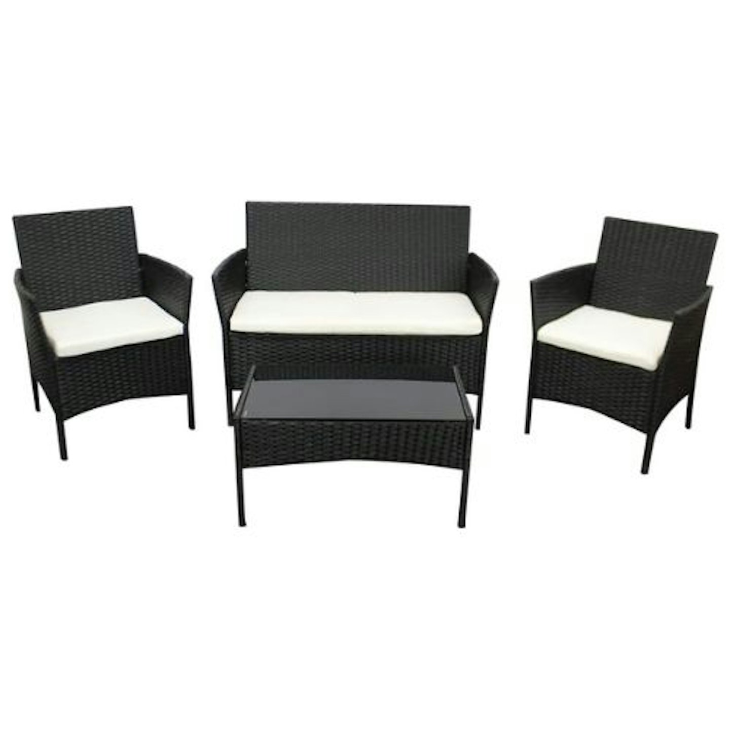 COZYBRITE Rattan Garden Furniture Sofa Set