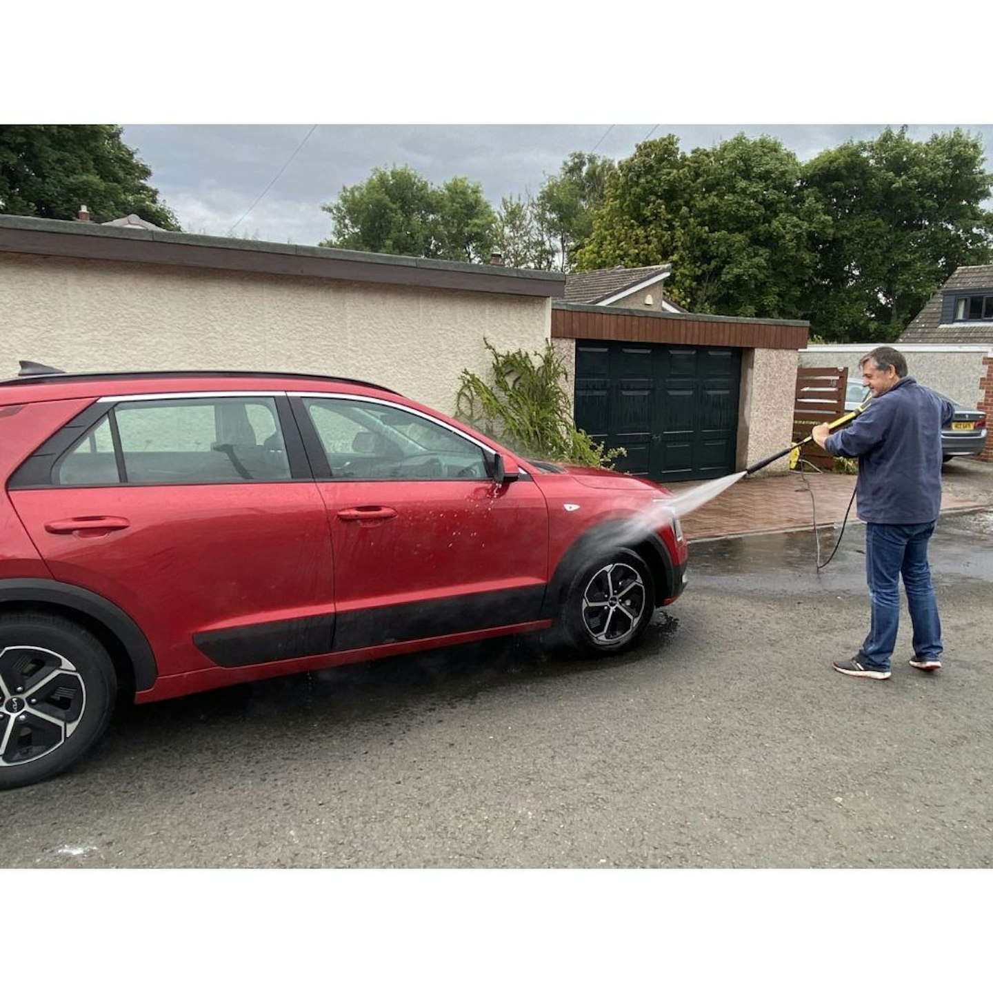 Car wash with Karcher Vario Lance