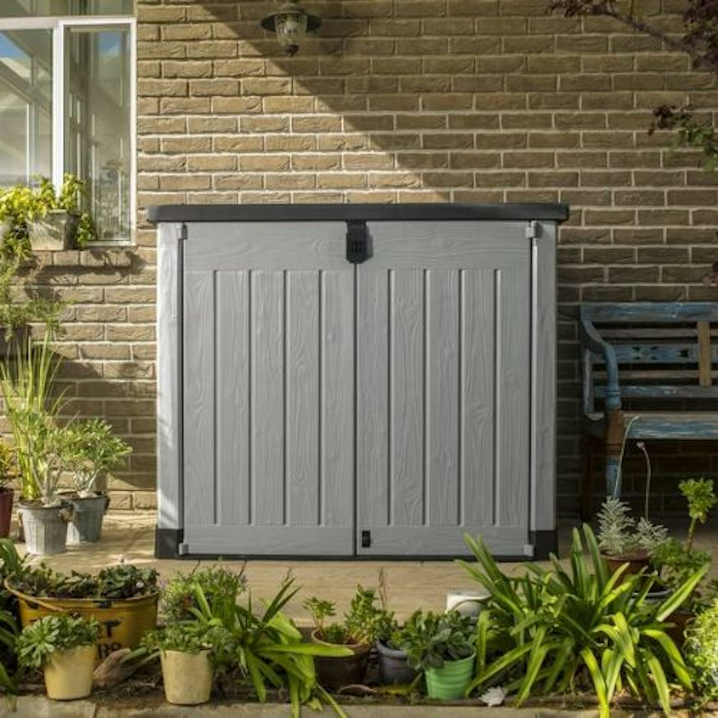 Keter Store It Out Pro Outdoor Garden Furniture Storage Shed Grey