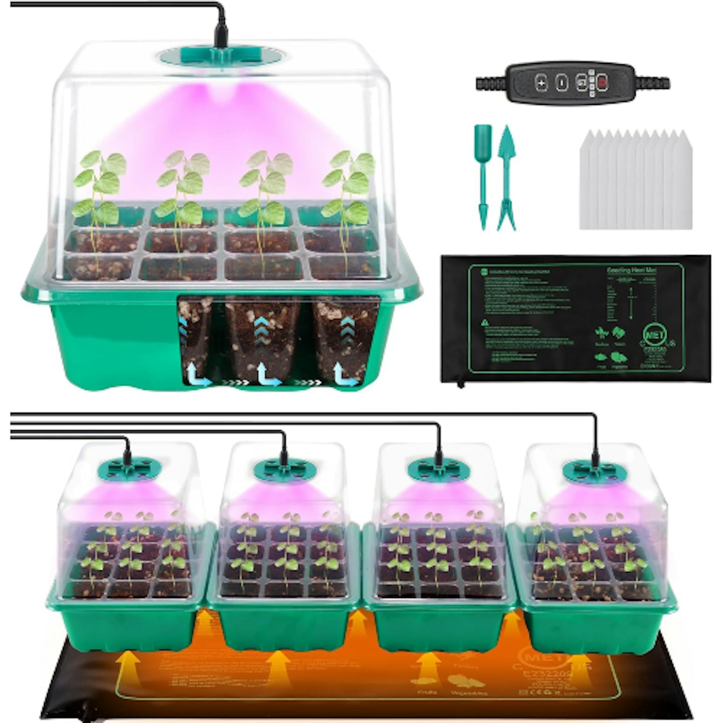 Erogreen heated propagator 