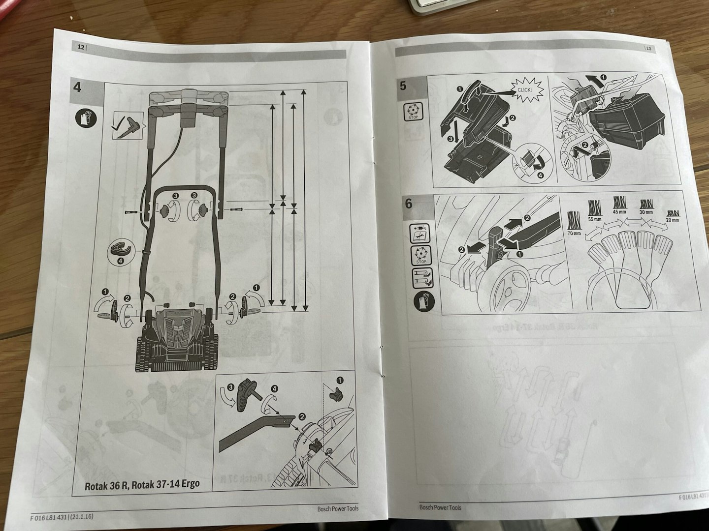 Bosch instructions