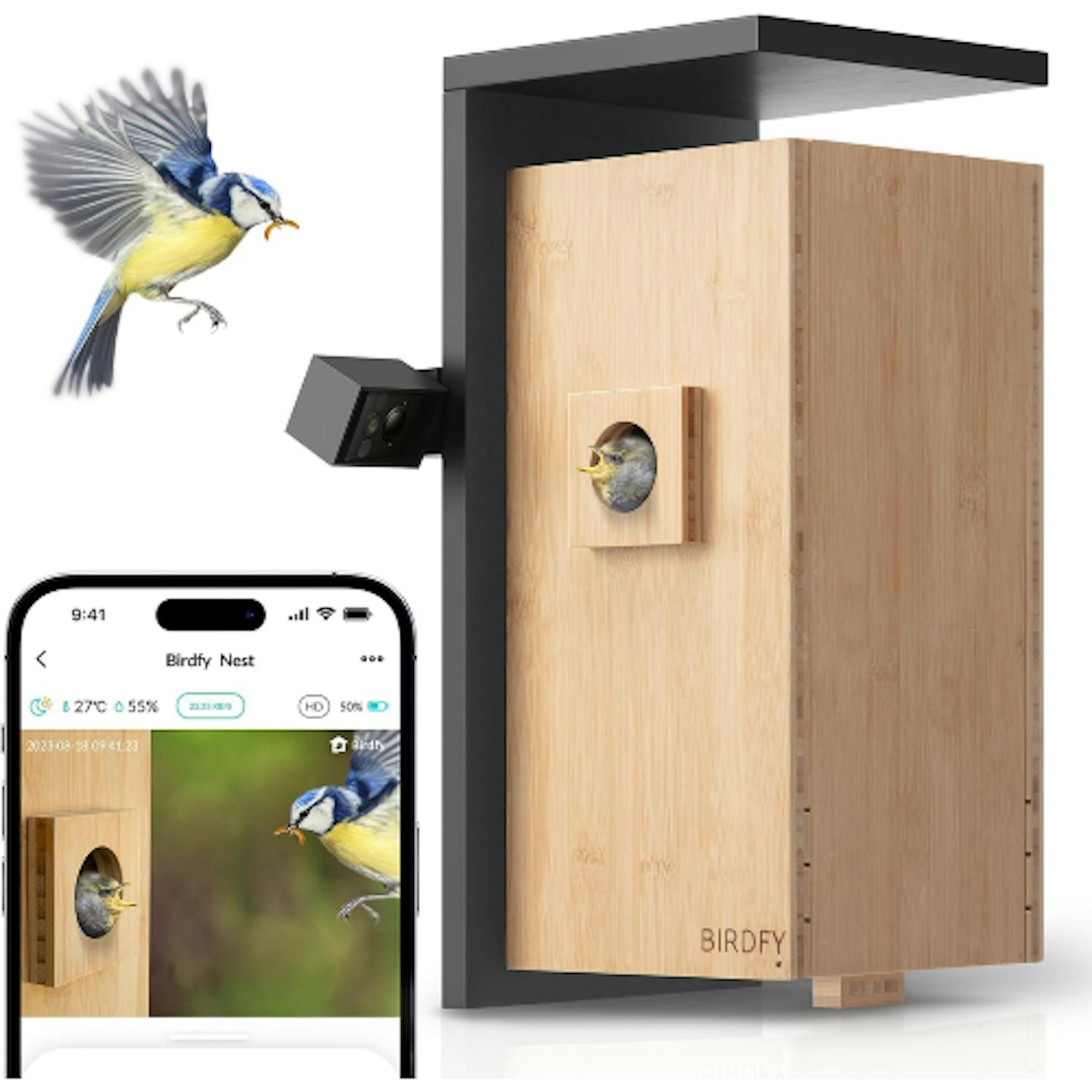 Birdfy bird box camera