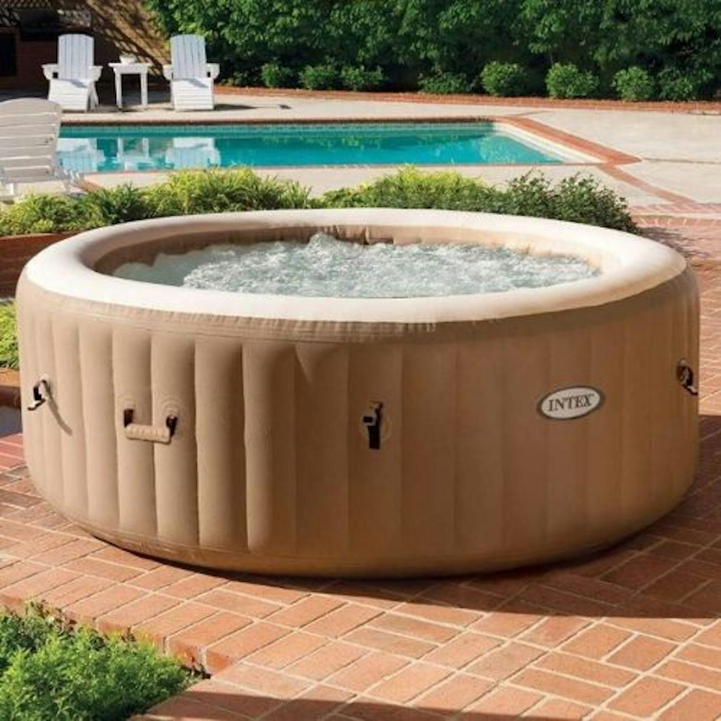 Intex 77-Inch x 28-Inch Purespa Bubble Massage Set