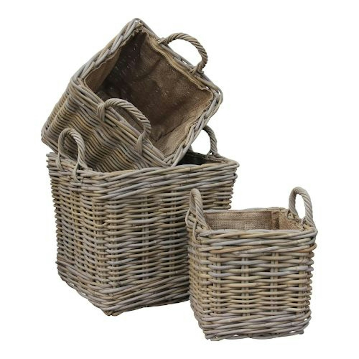 Square Log Basket _ Storage Basket