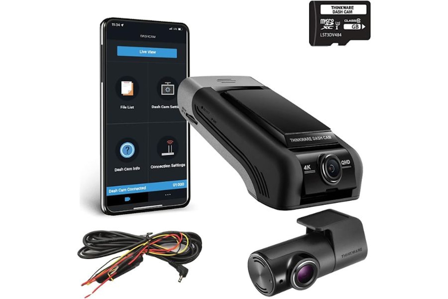 Thinkware U1000 Dual dashcam