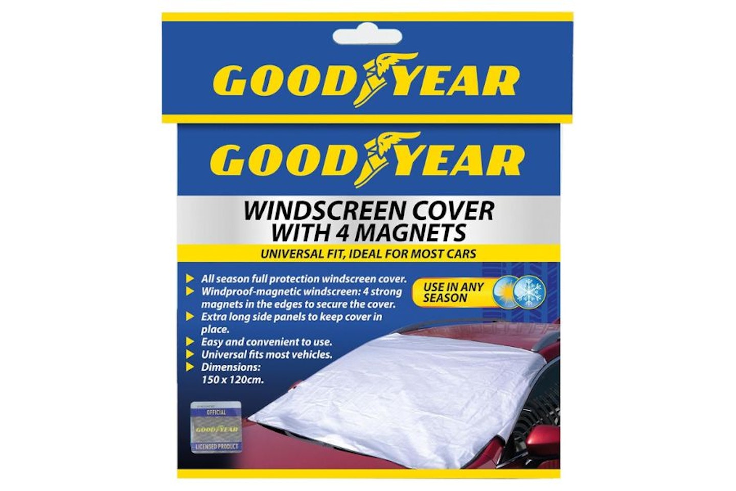 Goodyear magnetic windscreen cover