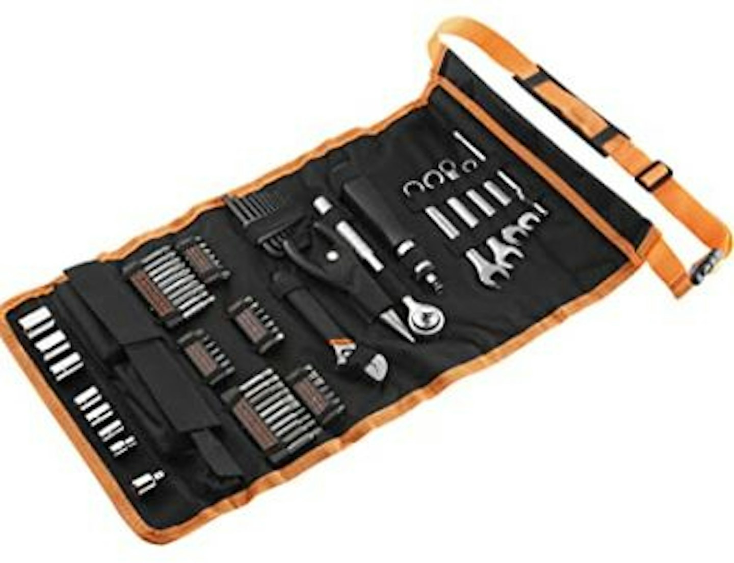 Black + Decker 77 Piece Tool Accessories Roll Bag