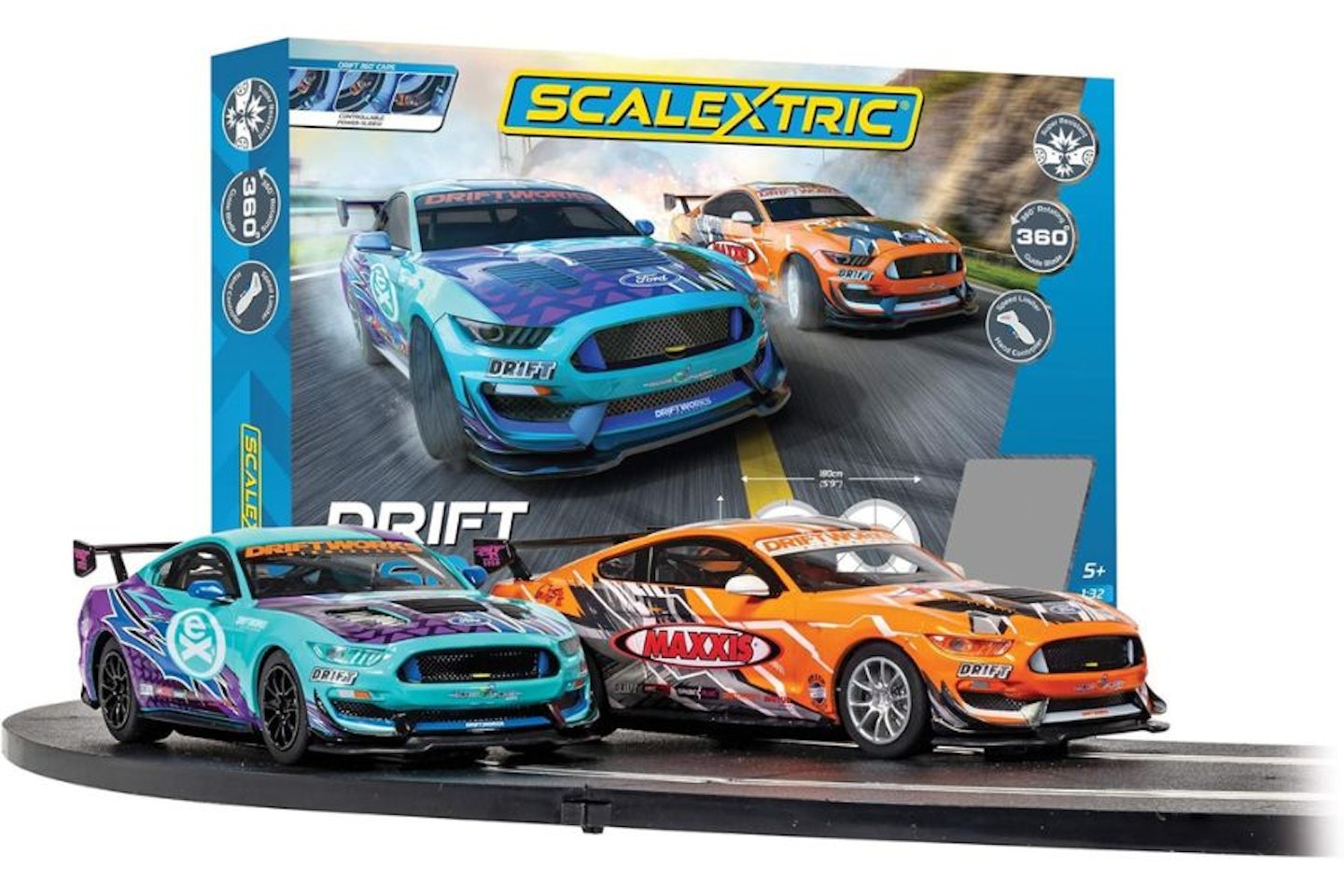 Scalextric mustang drift set