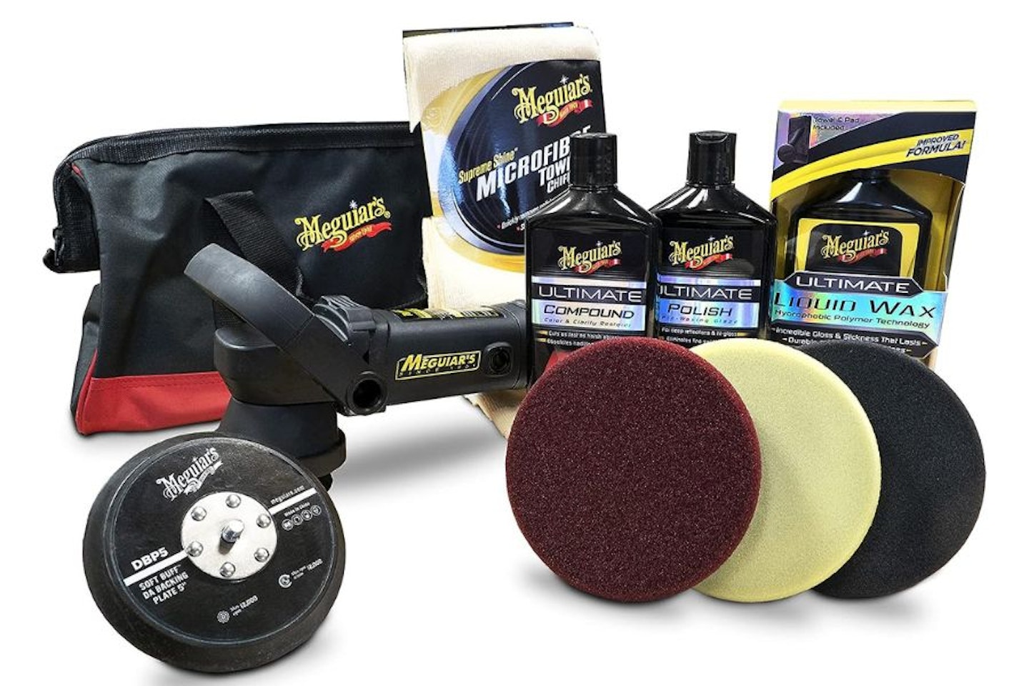 Meguiar's dual action polisher pad kit