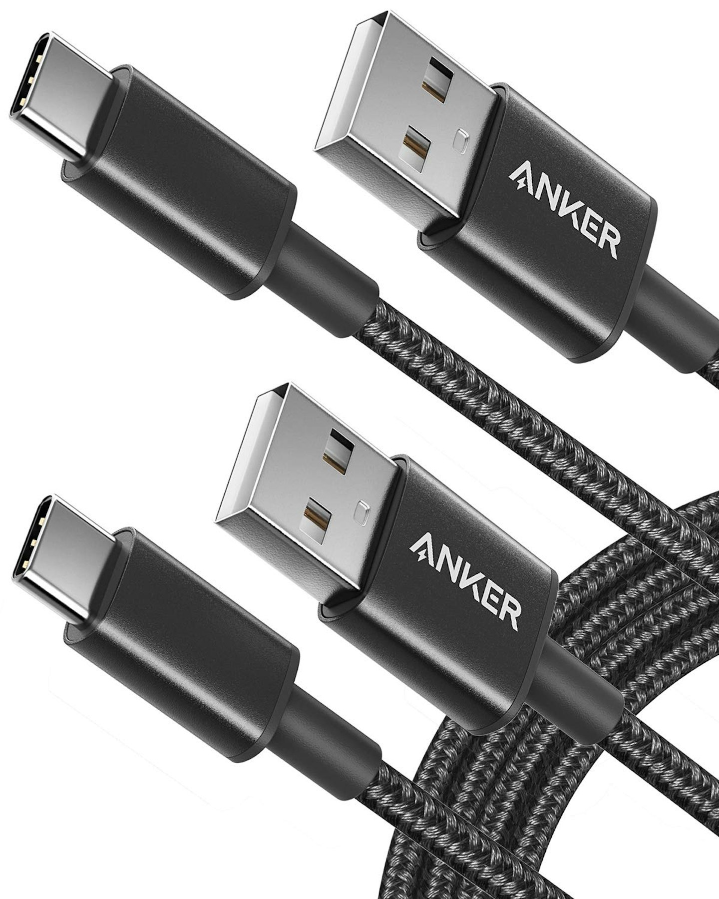 Anker USB-A to USB-C Charger Cable (6ft) - 2 Pack