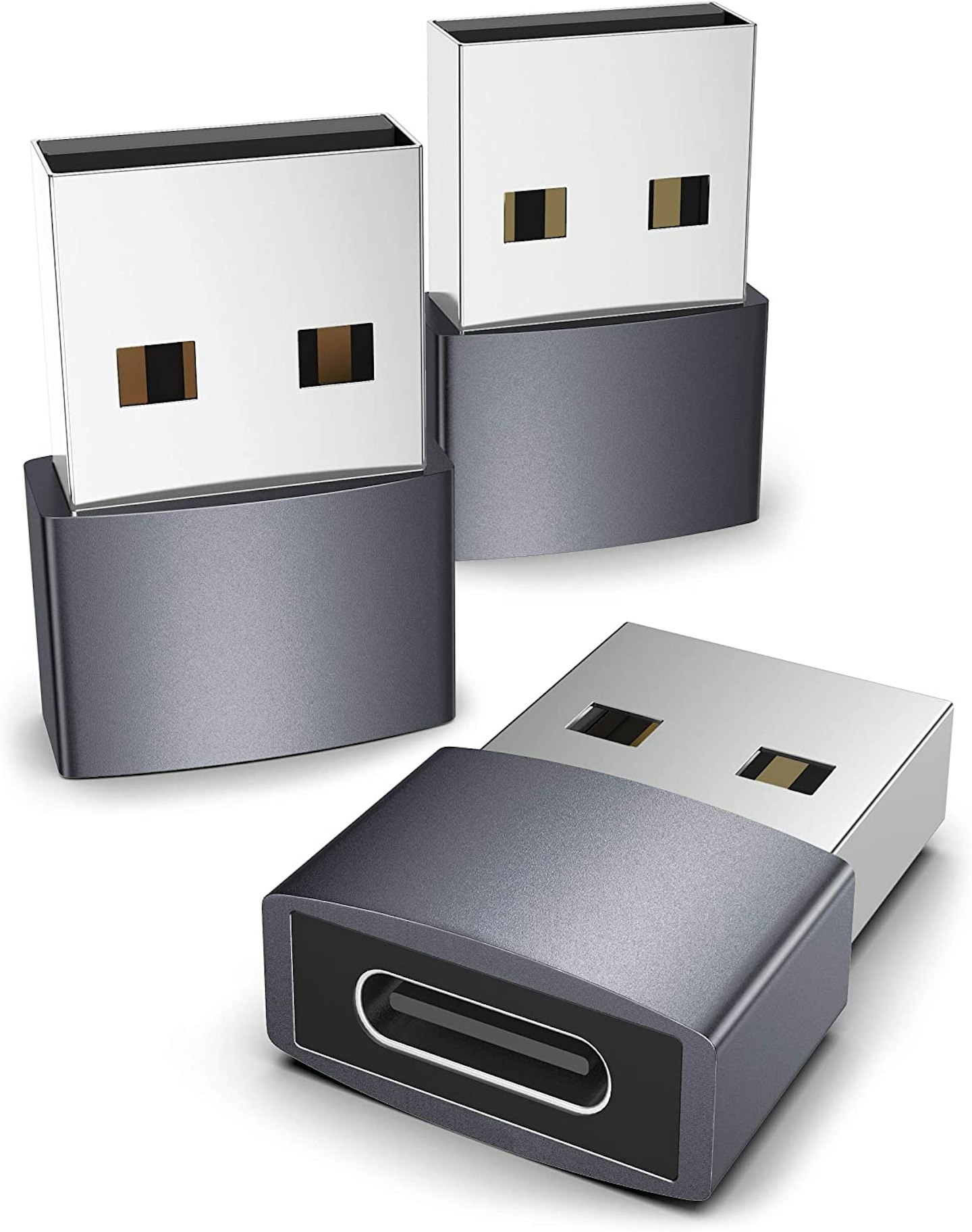 Syntech USB-C Female to USB-A Male Adapter - 3 Pack