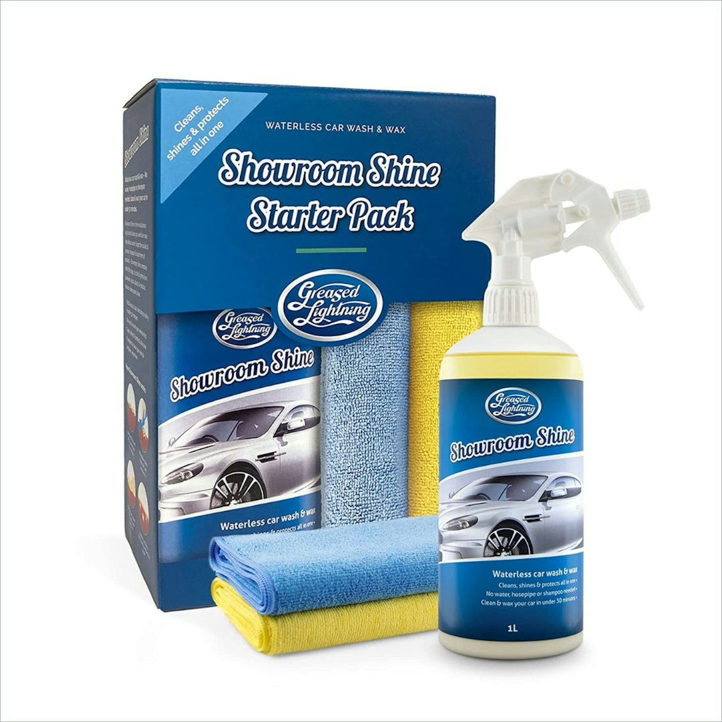 Greased Lightning Showroom Shine 1L Waterless Car Wash