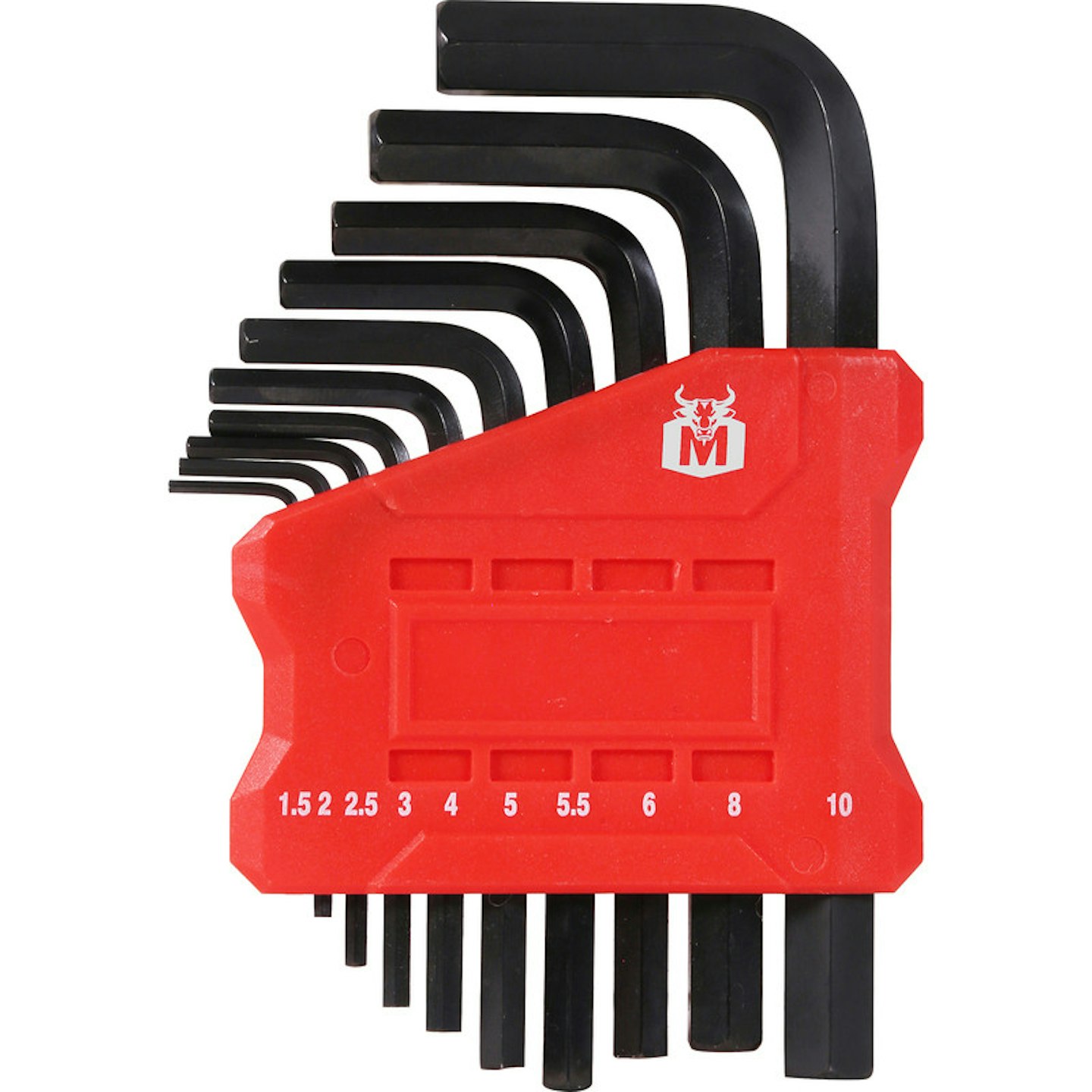 Minotaur Short Arm Hex Key Set Metric