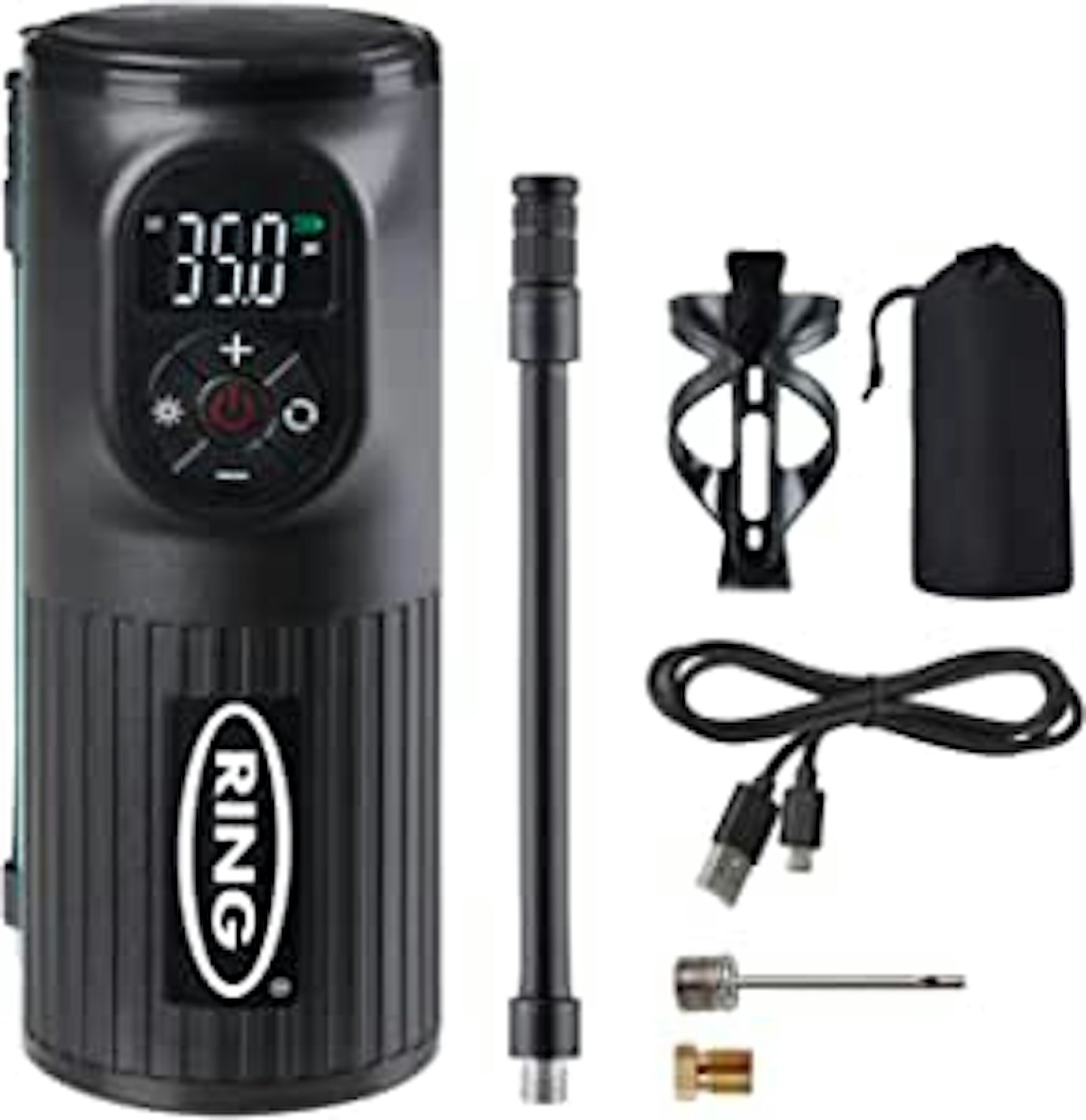 Ring Automotive RTC2000 digital cordless handheld rechargeable tyre inflator