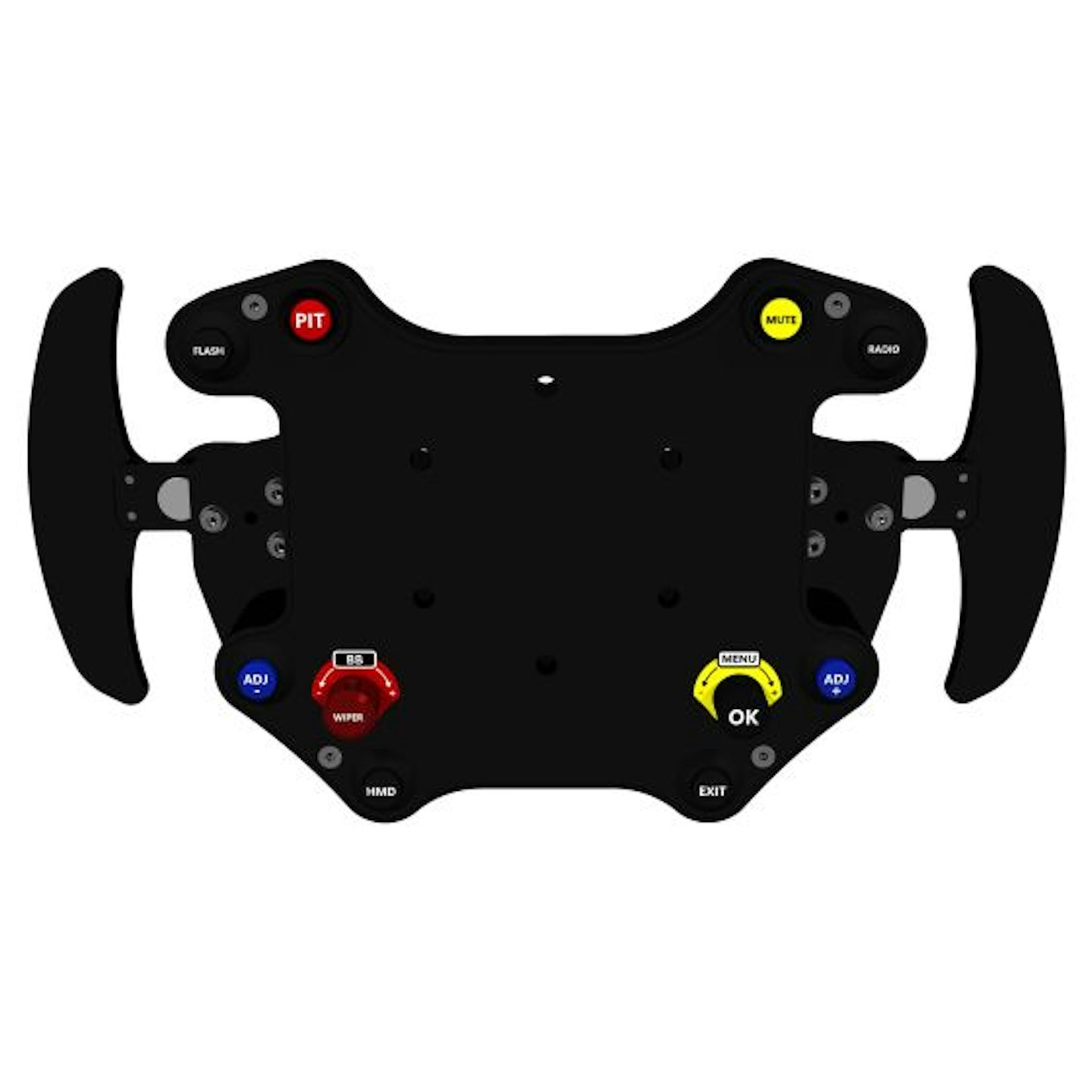 Ascher Racing B16L-USB Button Box / Steering Wheel Plate