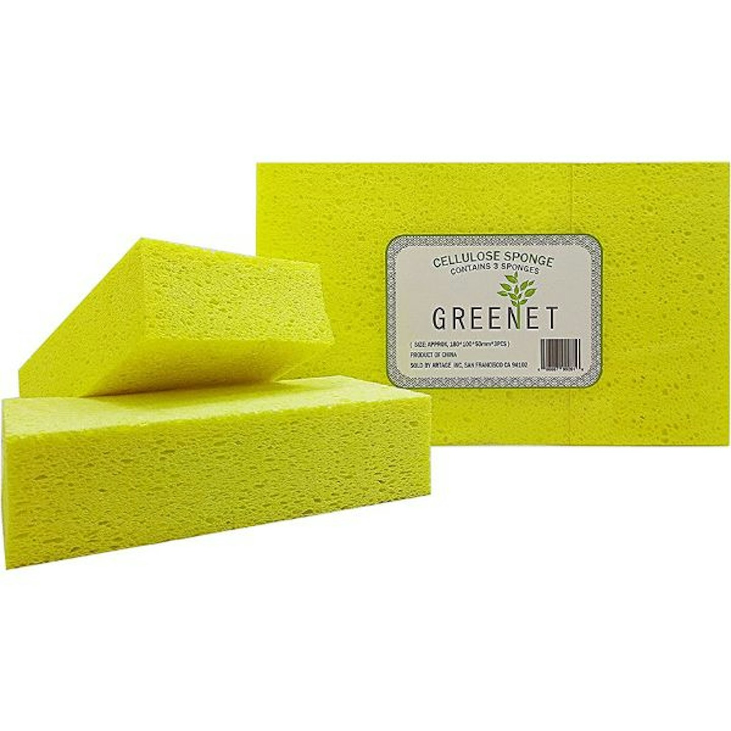 Greenet Car Wash Sponge 3 Pack