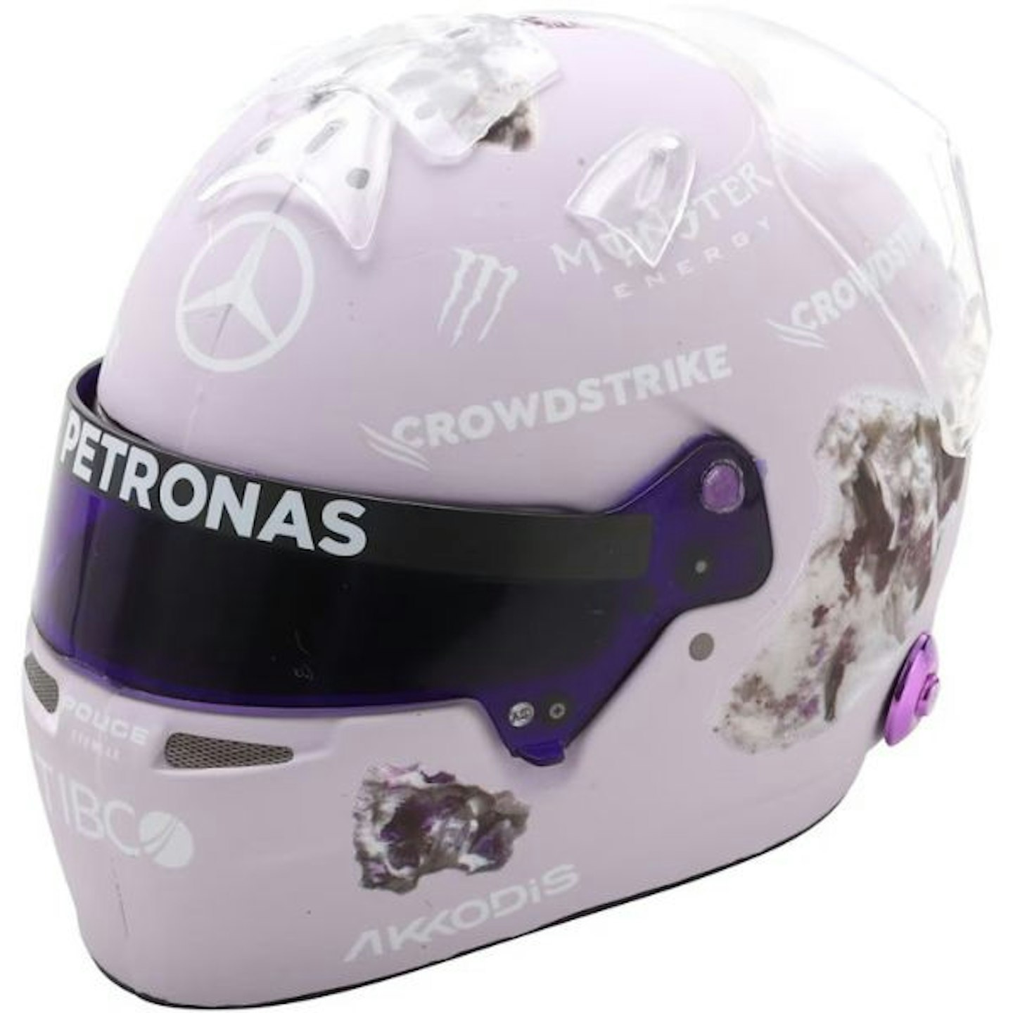 Mercedes AMG Petronas F1 2022 Lewis Hamilton Monaco GP 15 Model Helmet