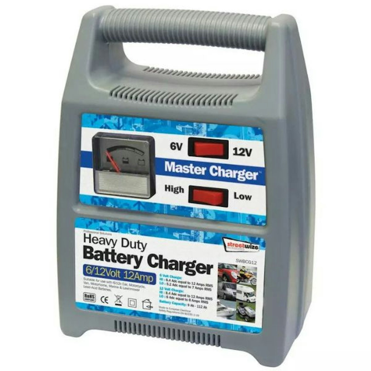 Streetwize 12 Amp 12V Automatic Battery Charger