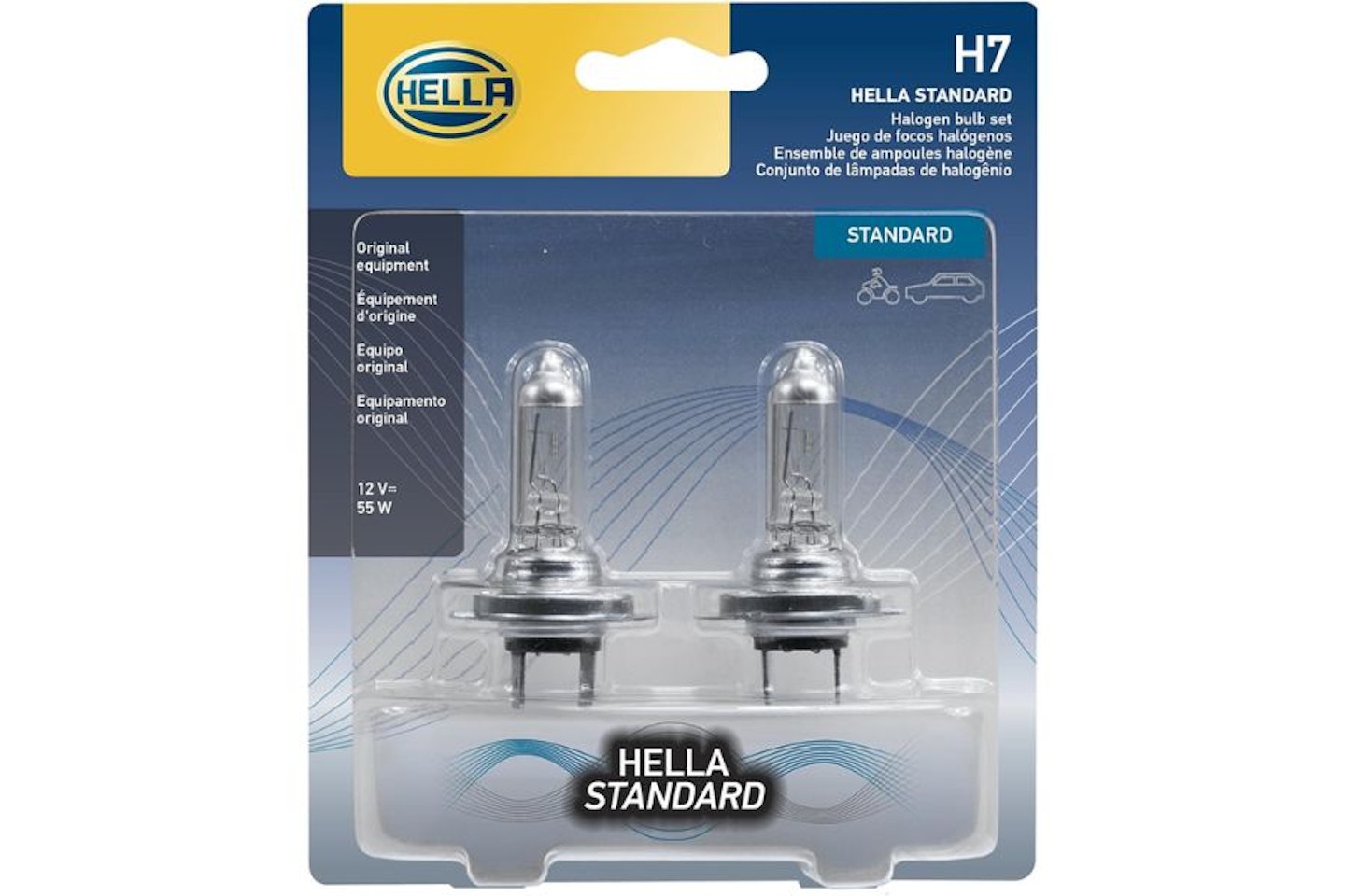  Hella H7TB Standard Halogen Bulbs