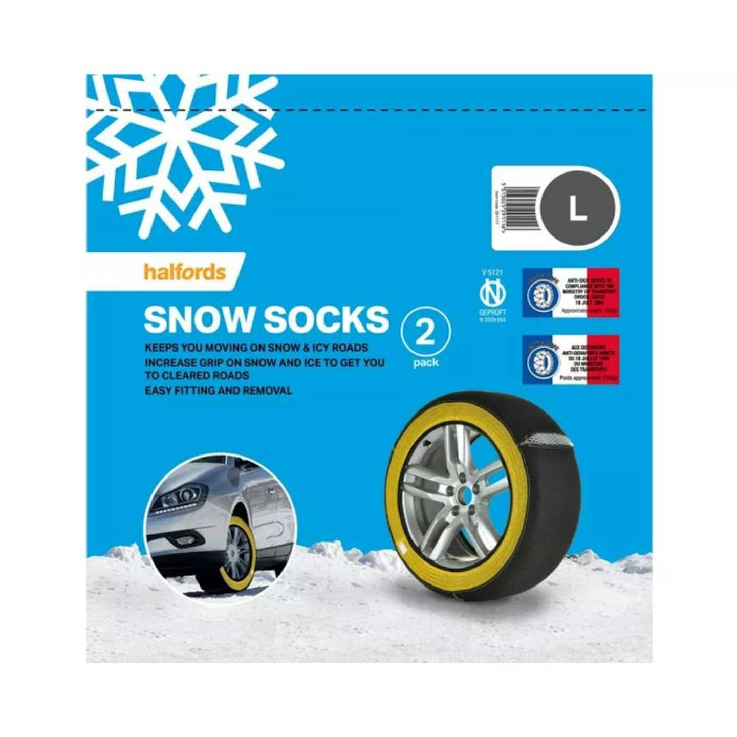 Halfords Snow Socks
