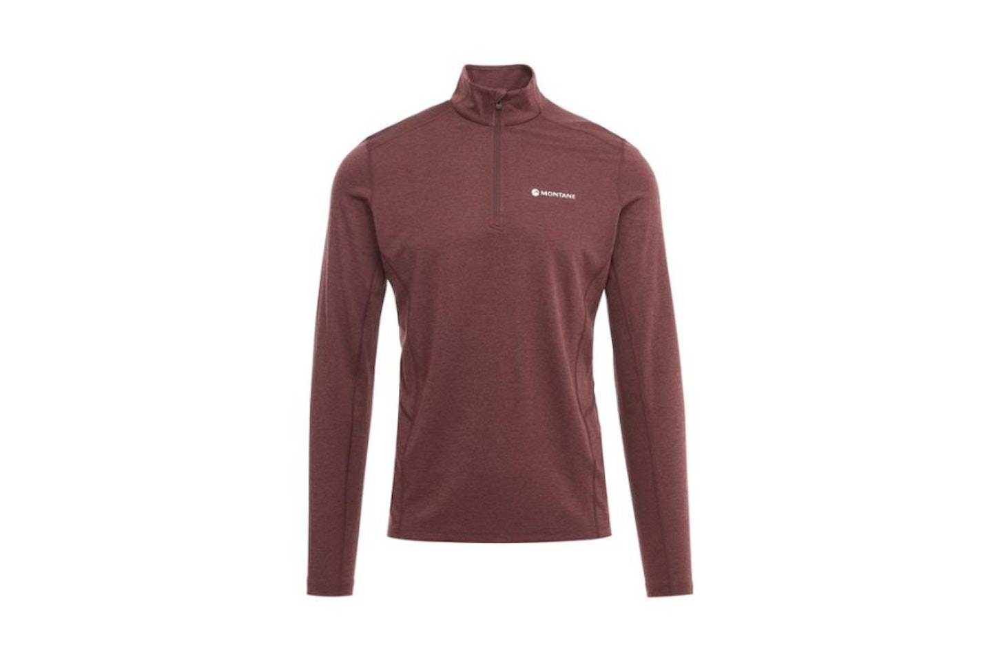 Men's Dart Thermal Zip Neck Long Sleeved Top