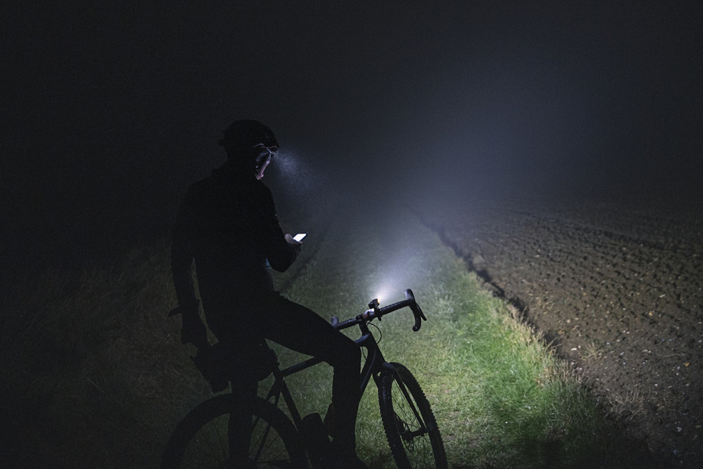 bike lights at night