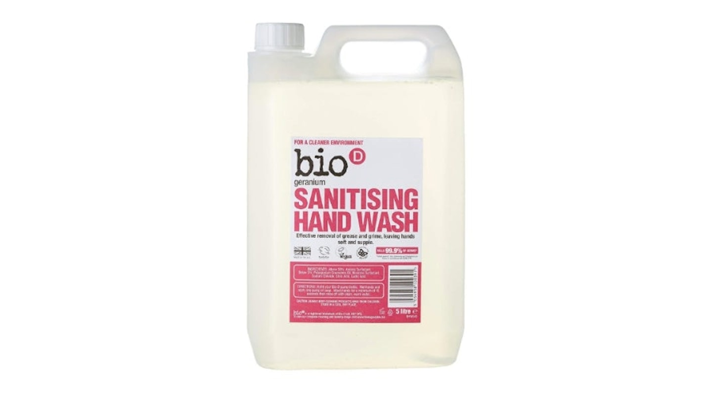 Bio-D Geranium Sanitising Hand Wash 5L