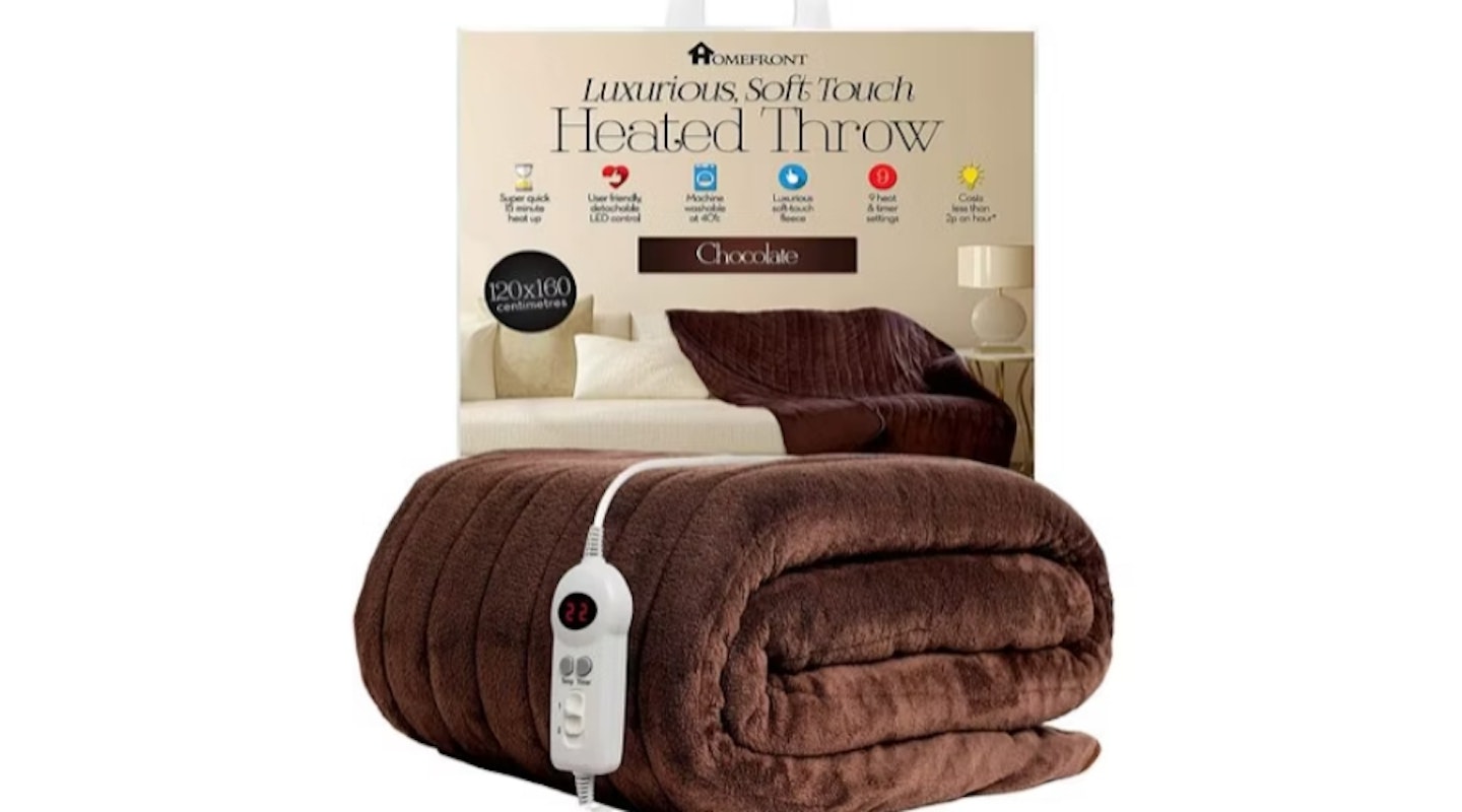 Homefront Electric Heated Throw/Over Blanket