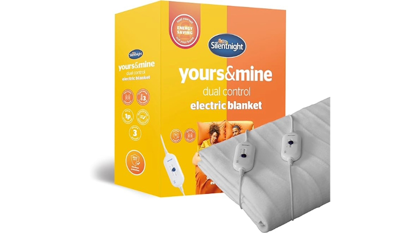 Silentnight Yours & Mine Dual Control Electric blanket. One of the best electric blankets