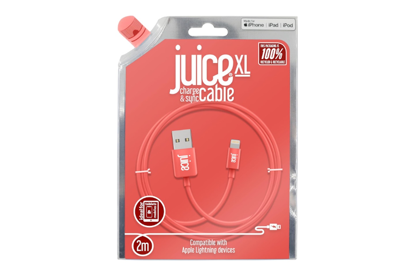 Juice XL 2m Apple Lightning Cable
