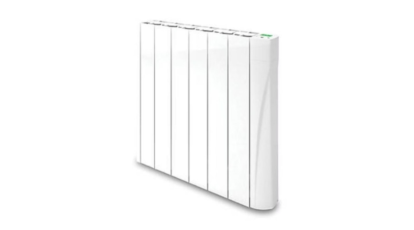 TCP Wall-mounted Smart Wi-fi Digital Oil-filled Electric Radiator in White
