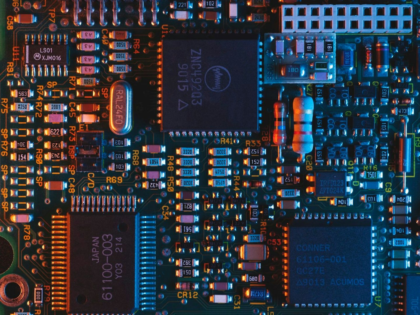 Circuit board of a laptop - RAM