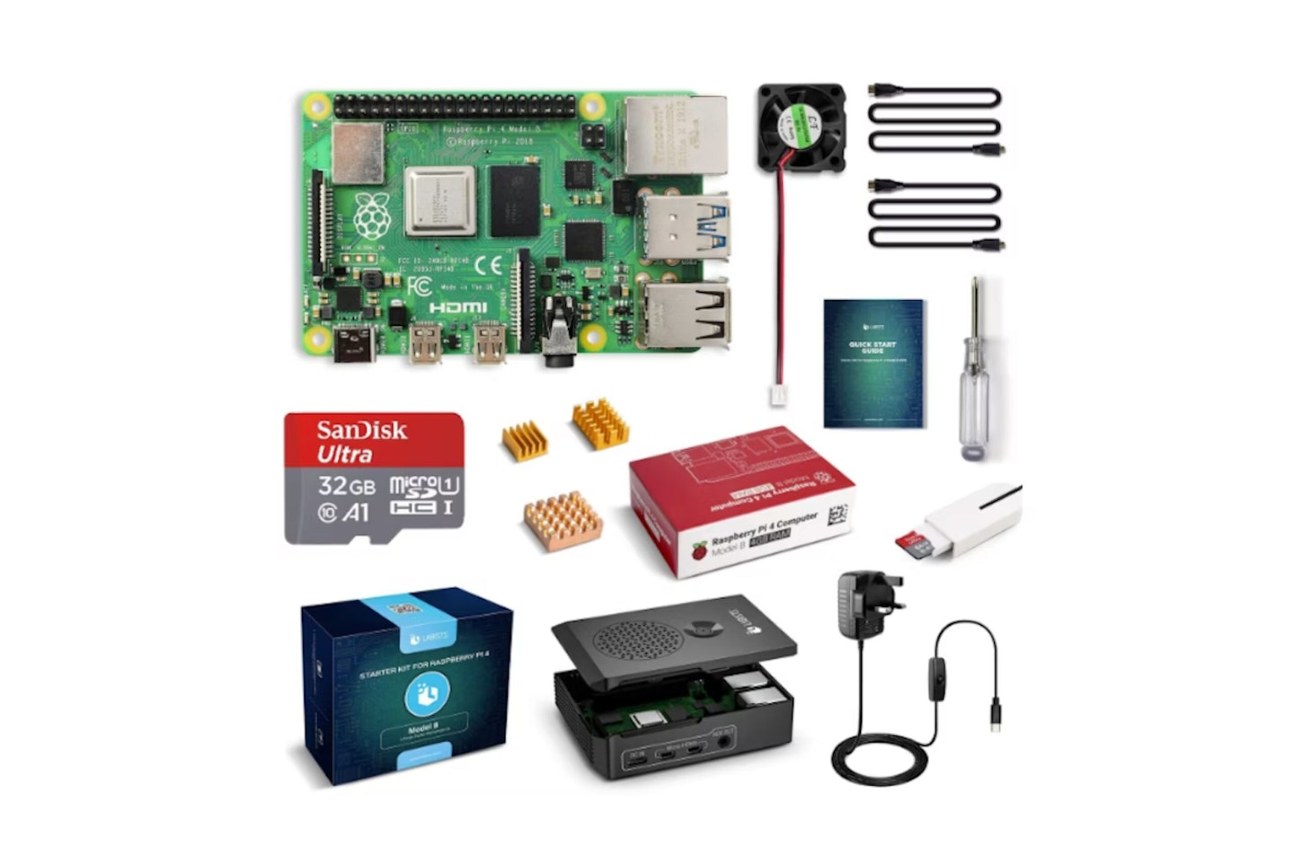 Raspberry Pi 4 B Model B 4GB Starter Kit